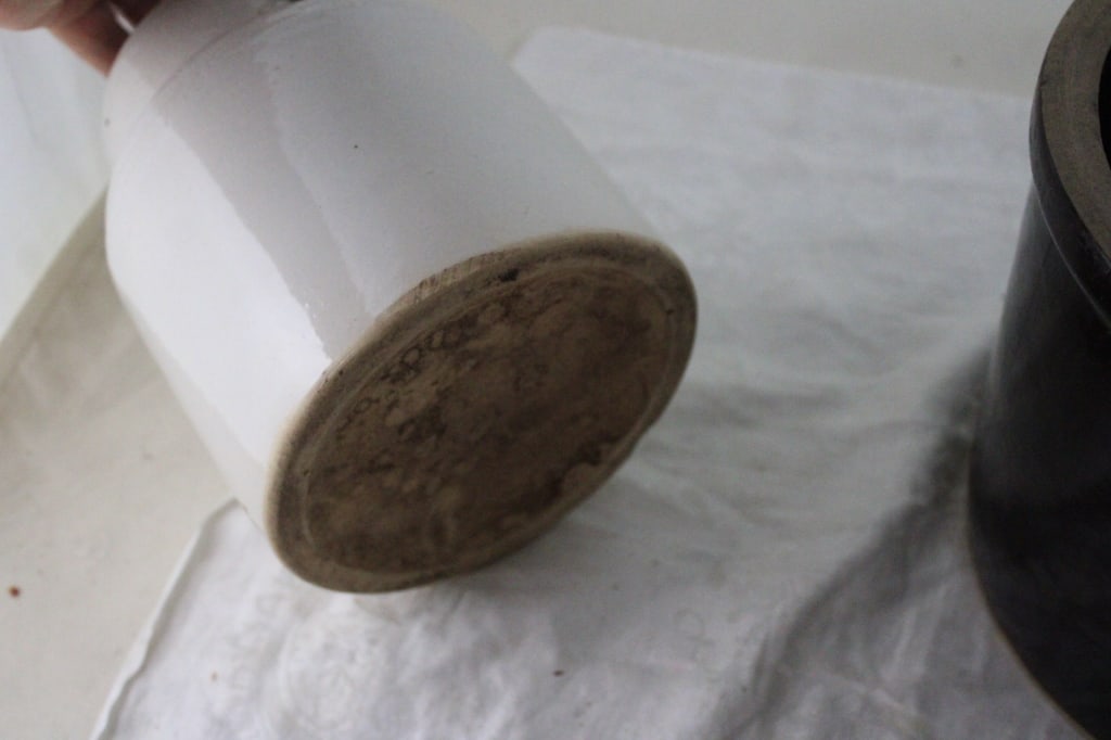 Stoneware Butter Crock and Packing Jar - 3