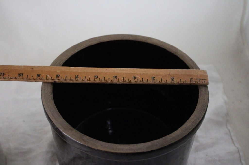 Stoneware Butter Crock and Packing Jar - 8