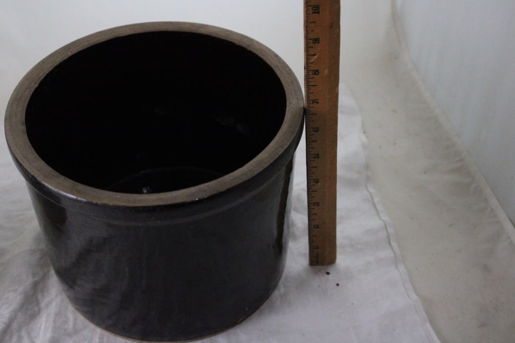 Stoneware Butter Crock and Packing Jar - 9