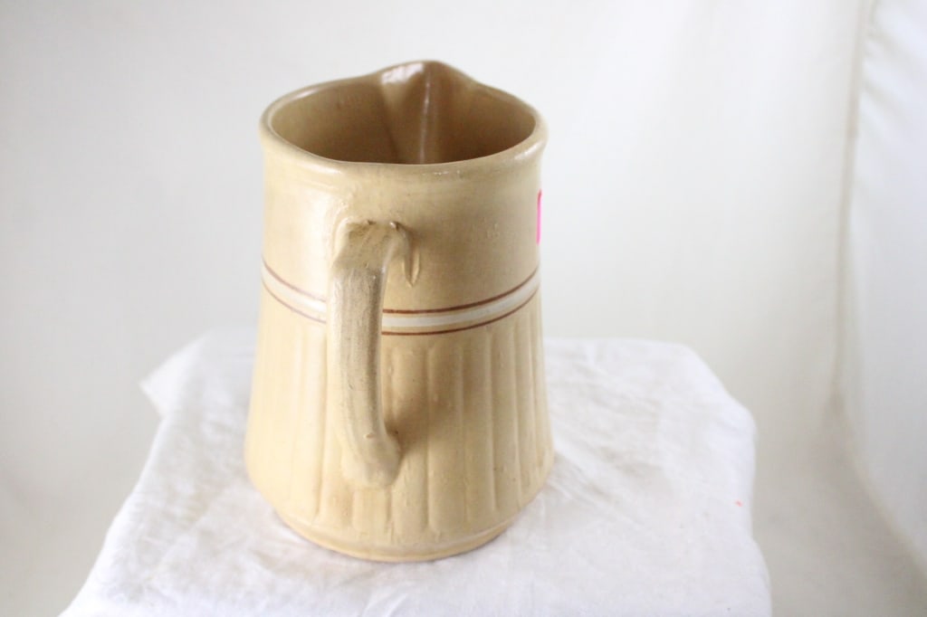 Red Wing Saffron Ware 8" Stoneware Pitcher - 5