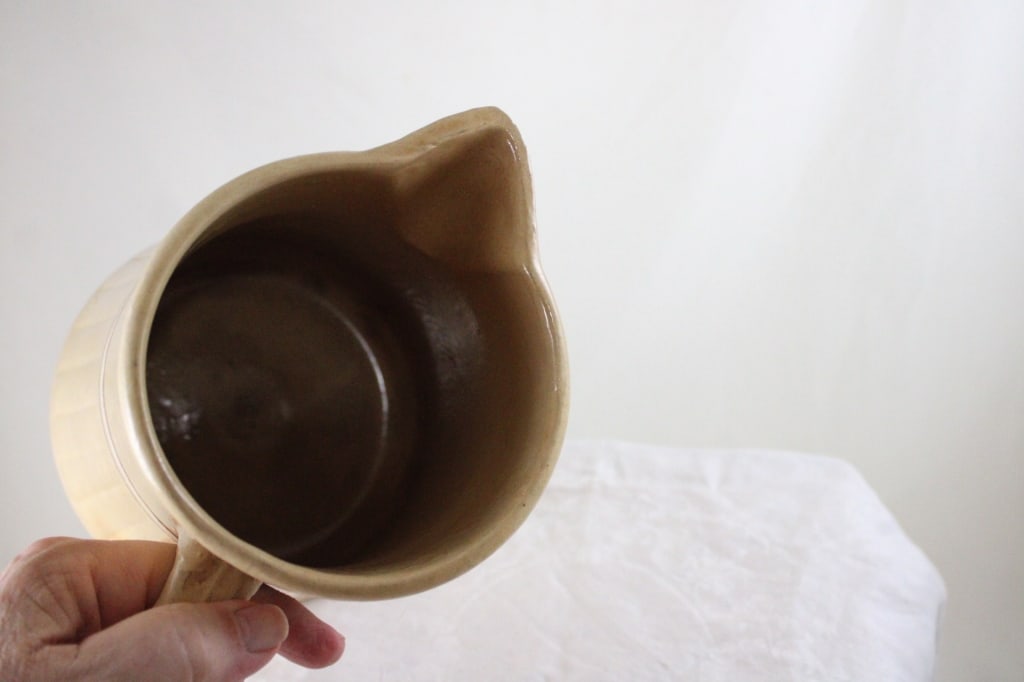 Red Wing Saffron Ware 8" Stoneware Pitcher - 6