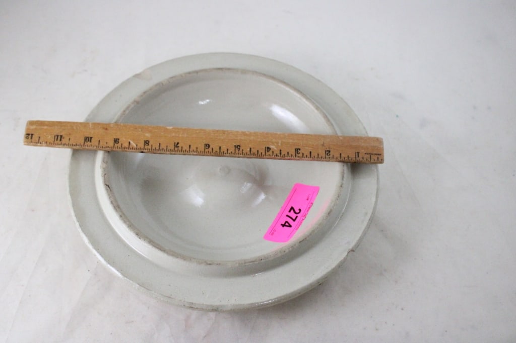 Red Wing 3 Gallon Stoneware Daisy Petal Bar Lid - 8