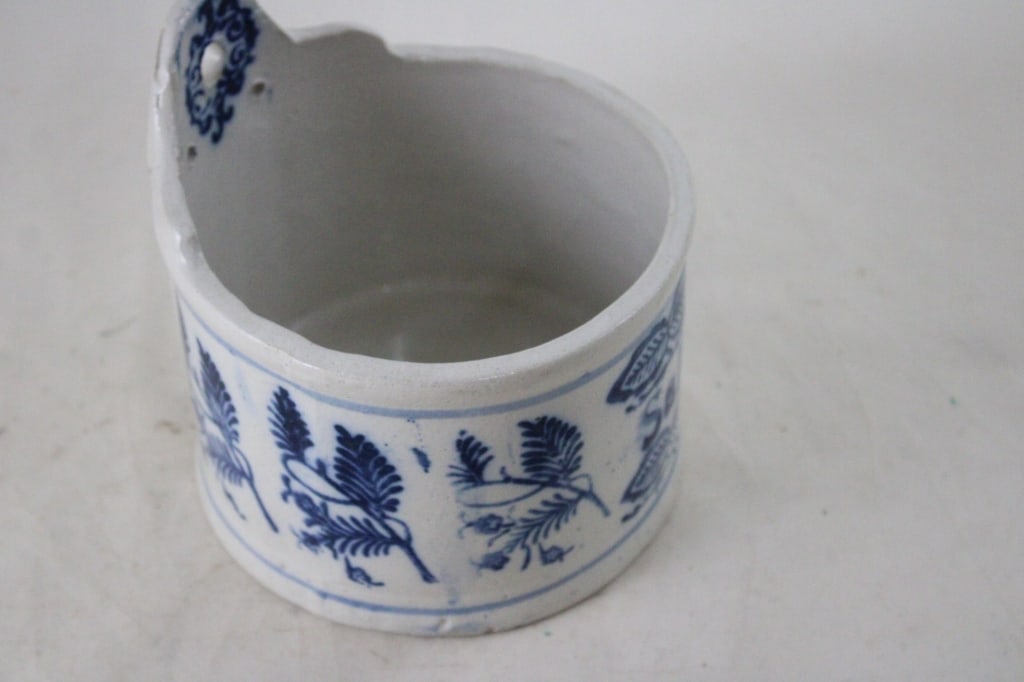 Salt Box Cellar Crock Salt Glaze Wall Hanging - 2