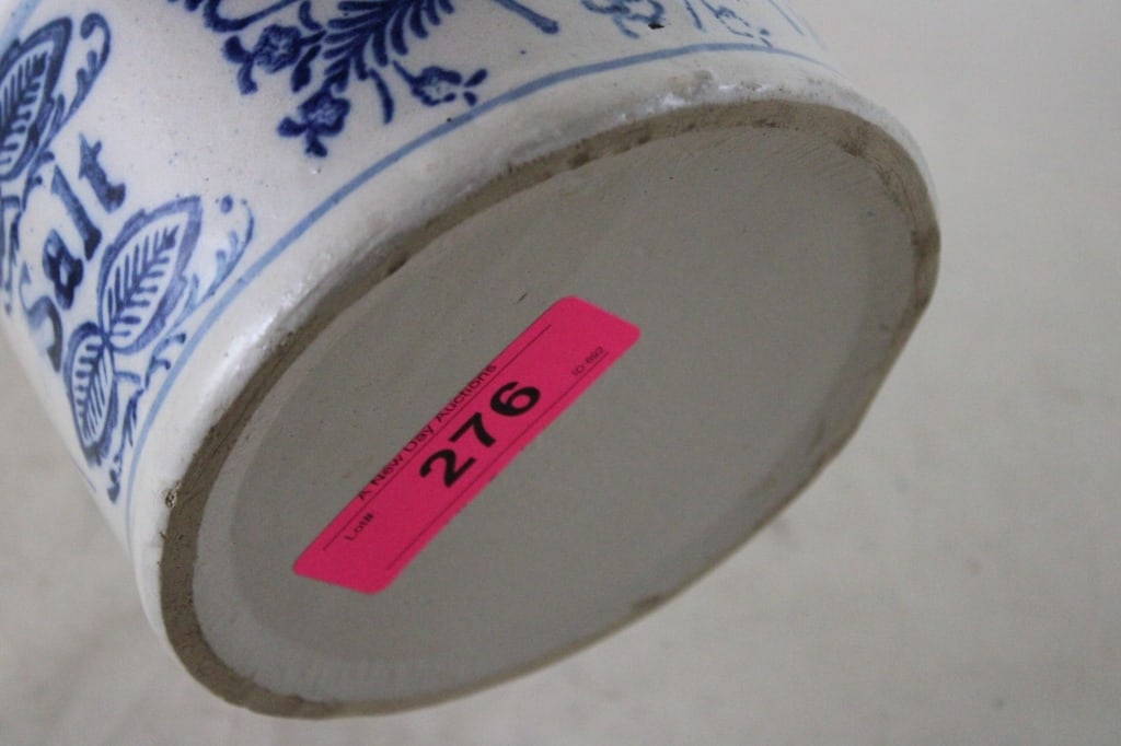 Salt Box Cellar Crock Salt Glaze Wall Hanging - 7