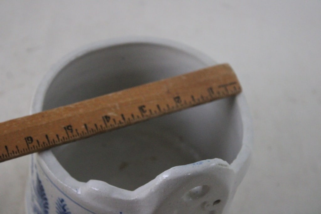 Salt Box Cellar Crock Salt Glaze Wall Hanging - 8