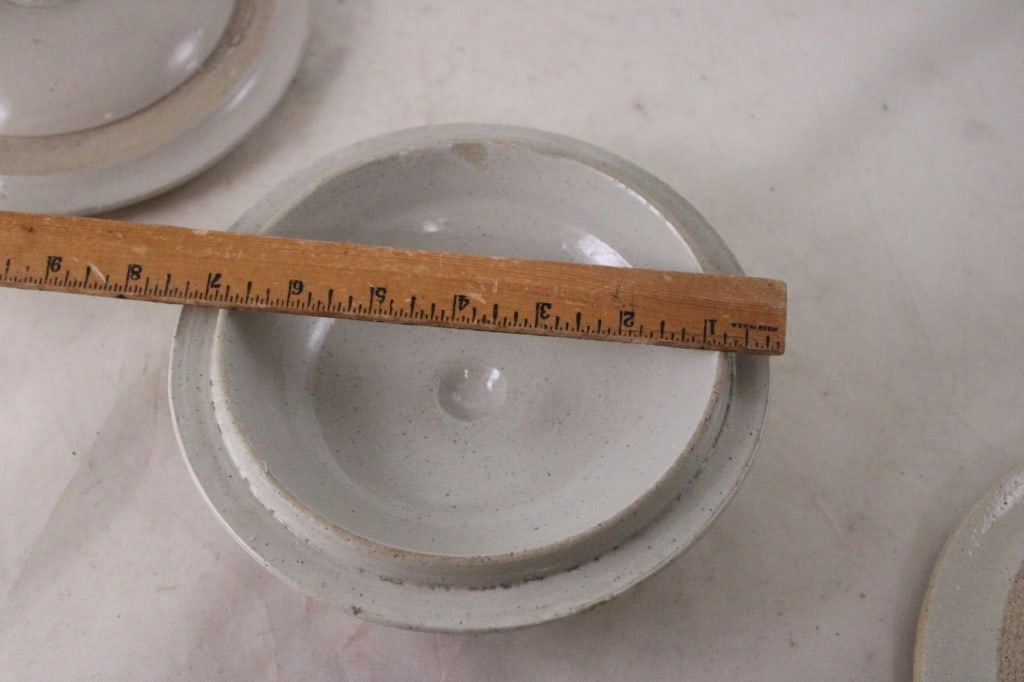3 Red Wing Stoneware Crock Lids - 11