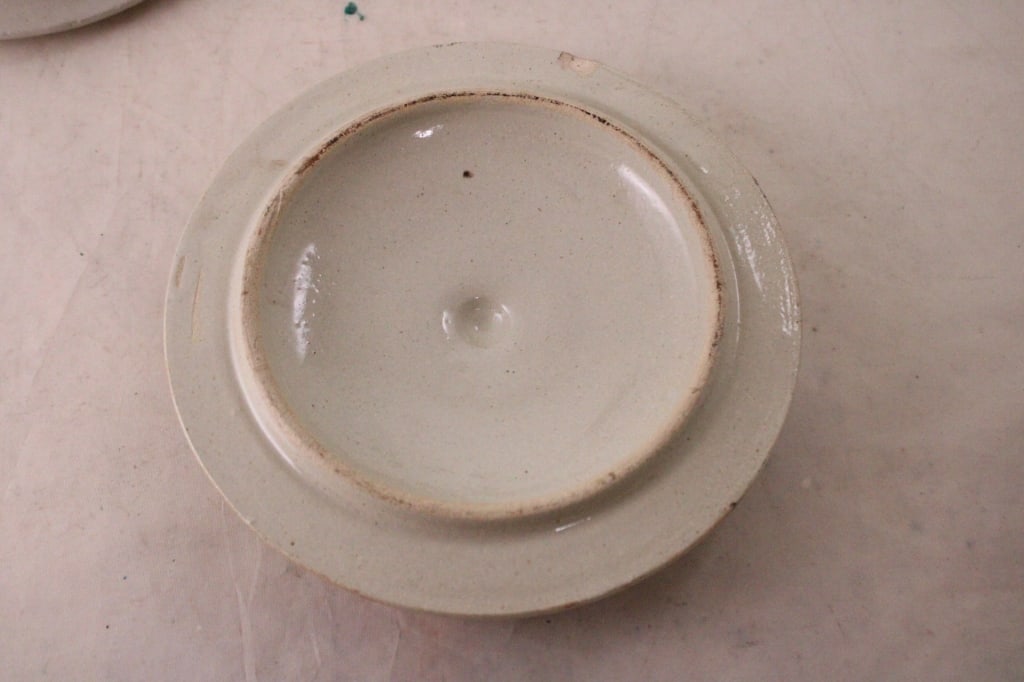 3 Red Wing Stoneware Crock Lids - 3