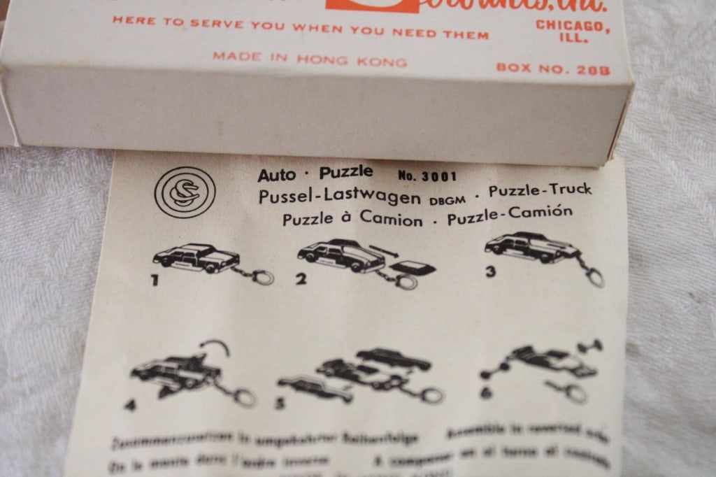 Pig Bank Metal Train Set, Car Set, Skill Puzzle - 18