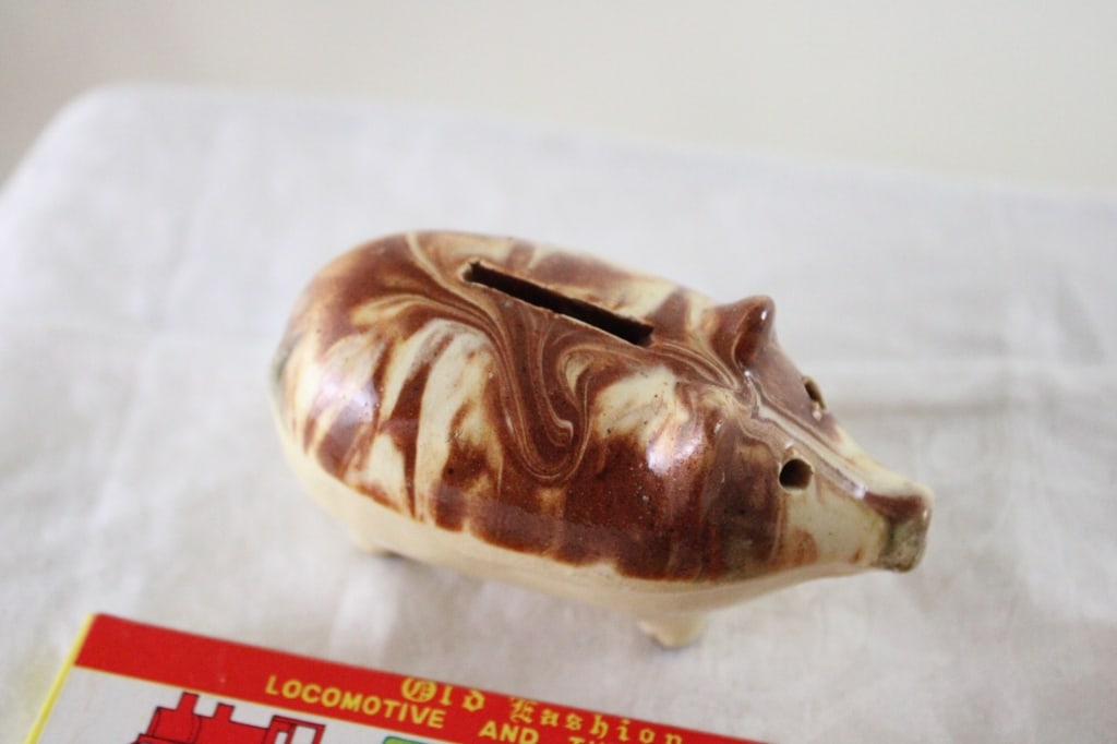 Pig Bank Metal Train Set, Car Set, Skill Puzzle - 6