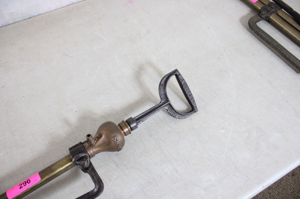 Vintage Brass Success Hand Bilge Navigational Pump - 7