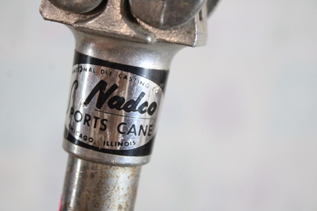 Nadco Leather Sports Cane/Chair - 4