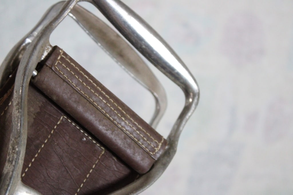 Nadco Leather Sports Cane/Chair - 5