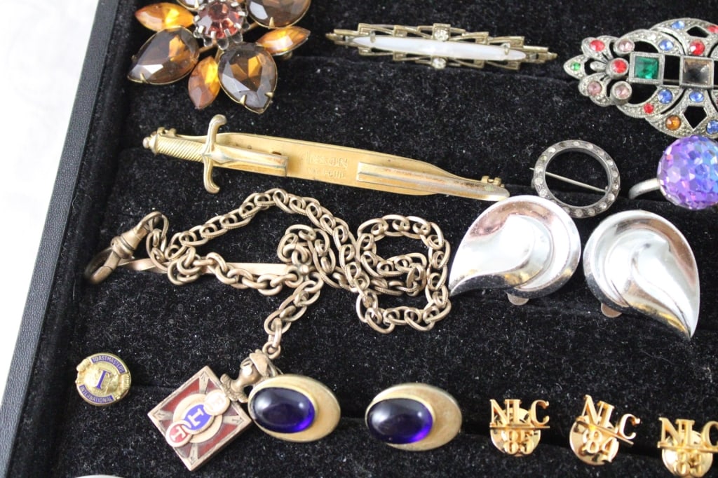 Costume Estate Jewelry, Pins and More - 12