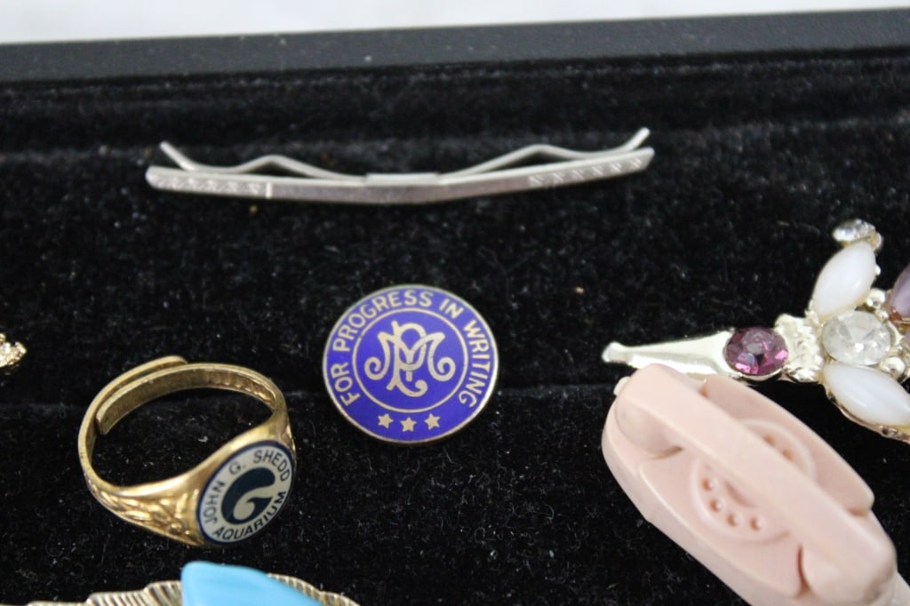 Costume Estate Jewelry, Pins and More - 18