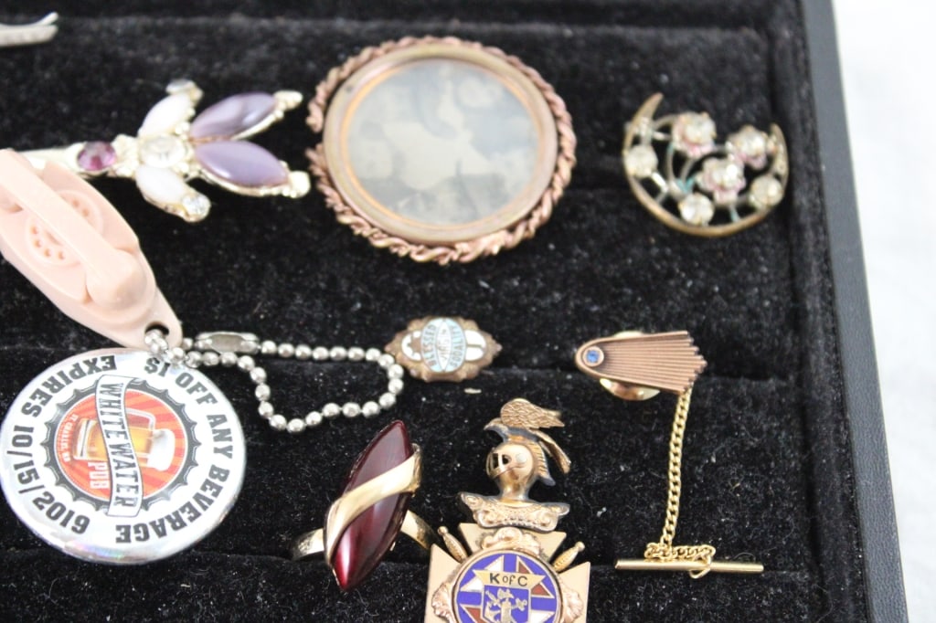 Costume Estate Jewelry, Pins and More - 5