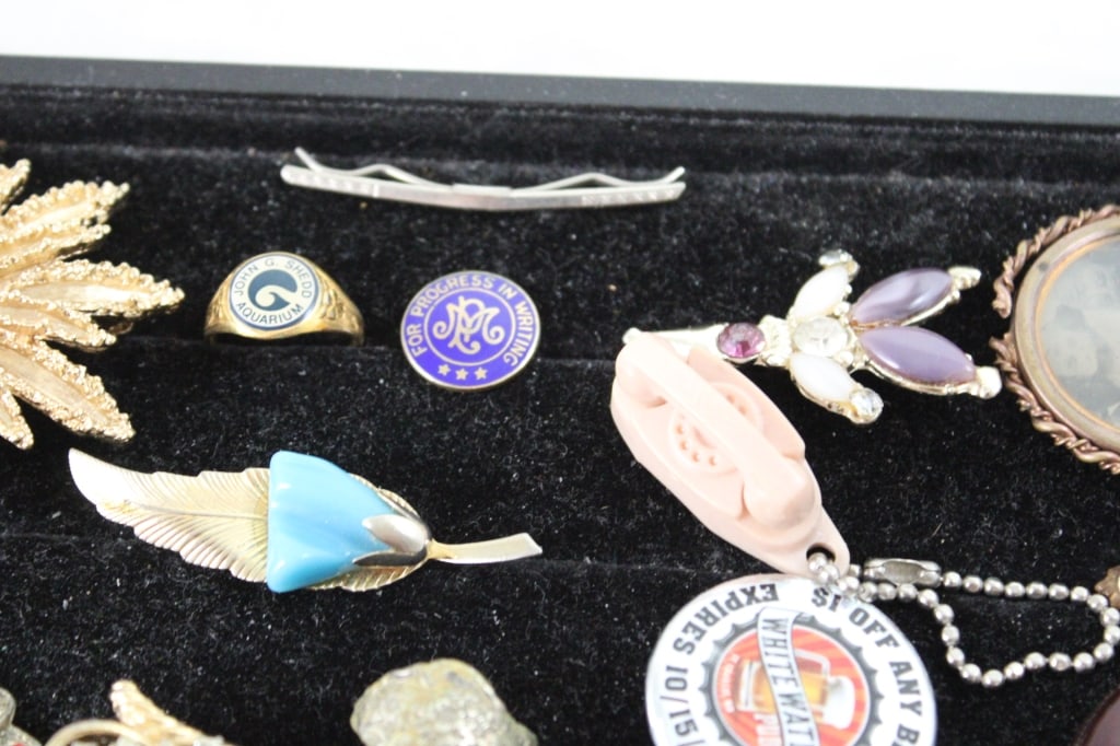 Costume Estate Jewelry, Pins and More - 6