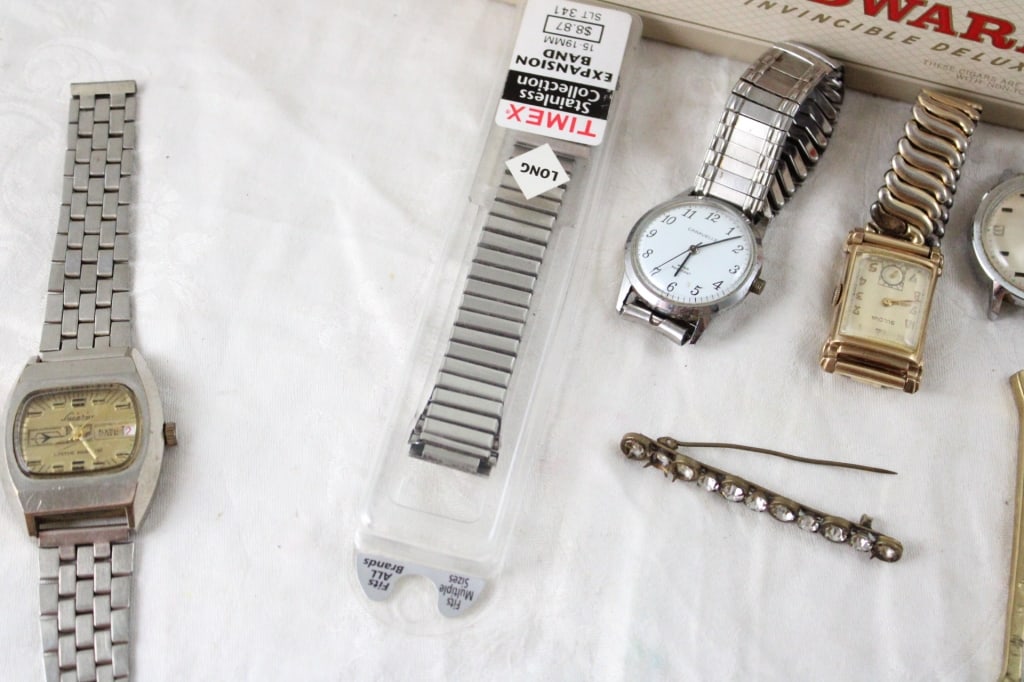 Watches Bulova 10kt GF, Others, Bands, Pins & More - 5