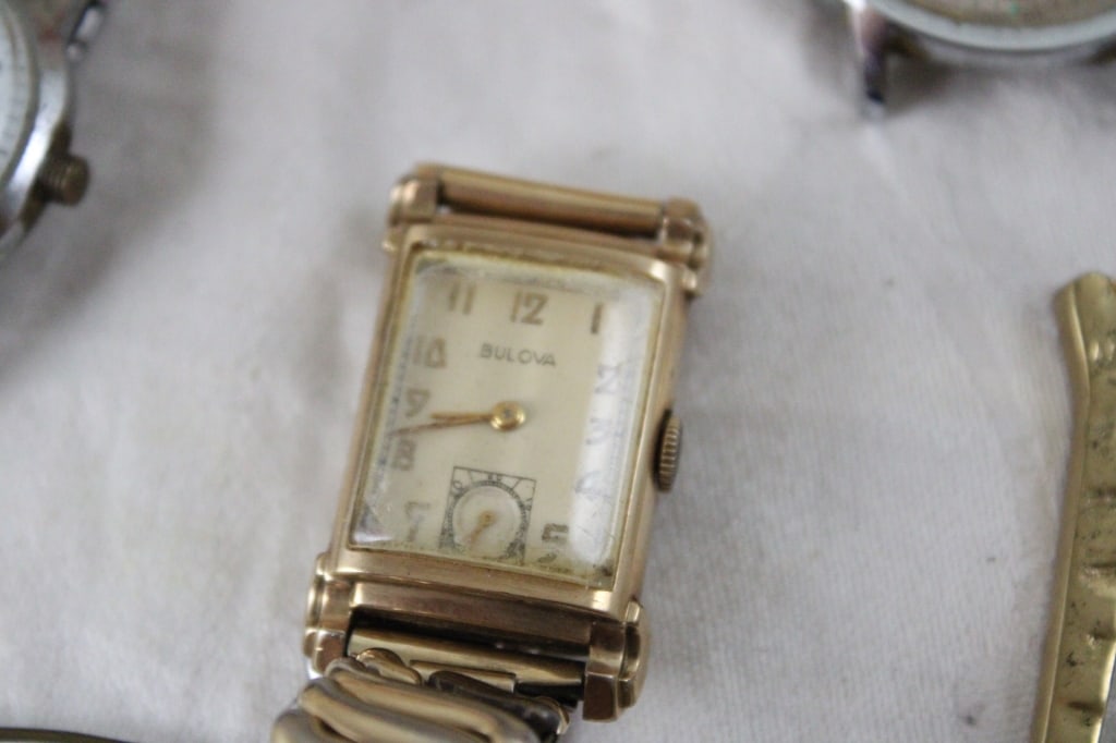 Watches Bulova 10kt GF, Others, Bands, Pins & More - 7