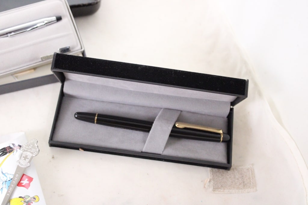 Notary Stamp, Brass Seals, Pens, Flight Computer - 14