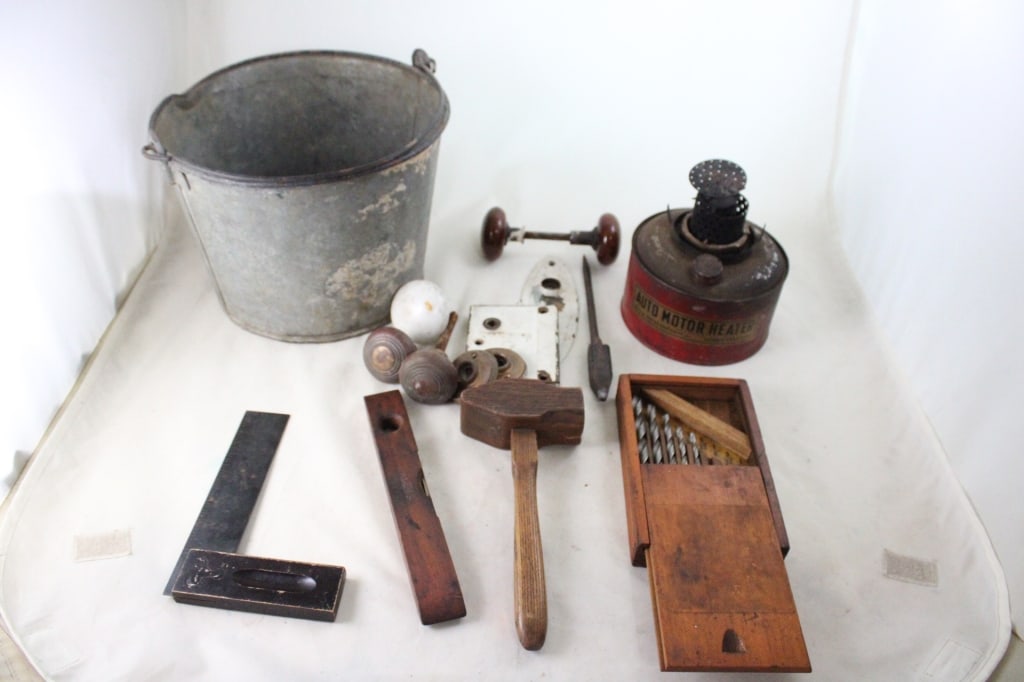 Galvanized Bucket, Tools, Auto Motor Heater & More (1 of 20)