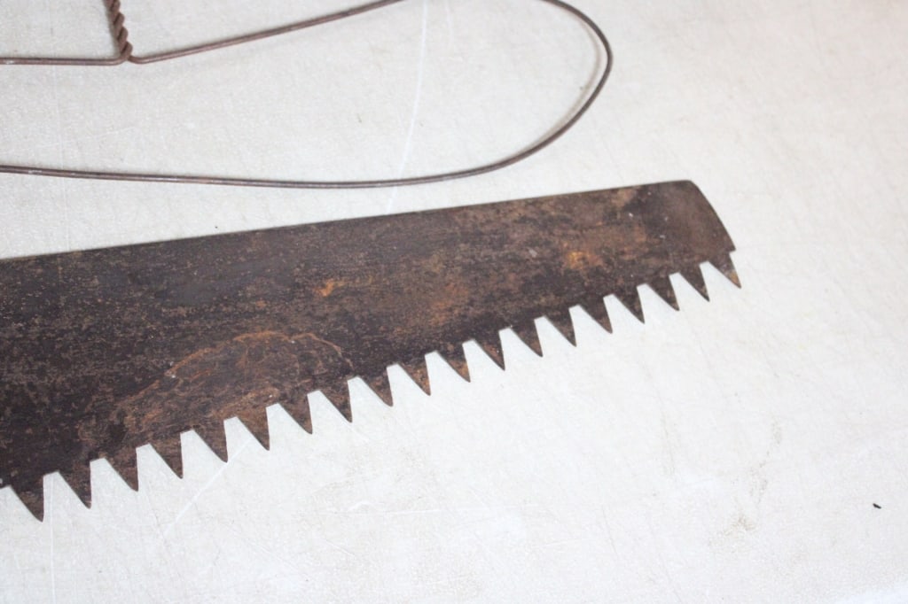 Ice Saw, Rug Beater & Homemade Lunchbox - 4