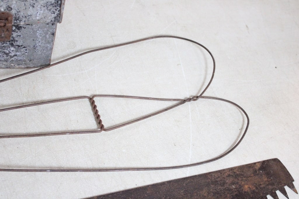 Ice Saw, Rug Beater & Homemade Lunchbox - 5