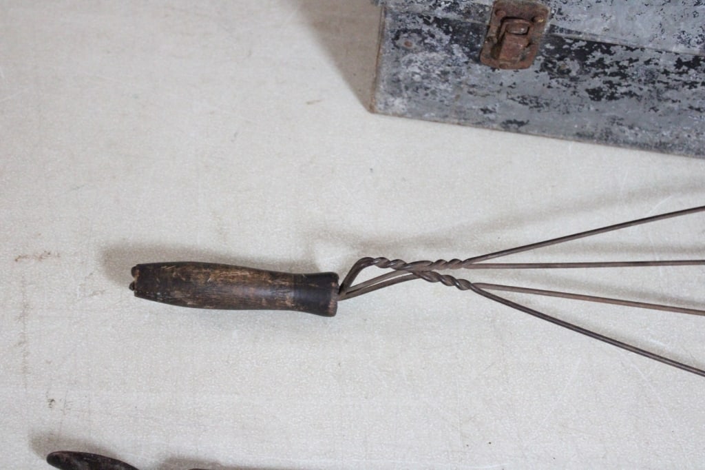 Ice Saw, Rug Beater & Homemade Lunchbox - 6