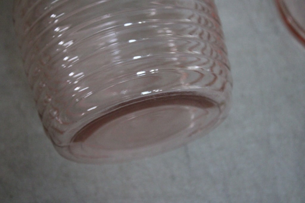 Yellow & Pink Depression Glass - 11