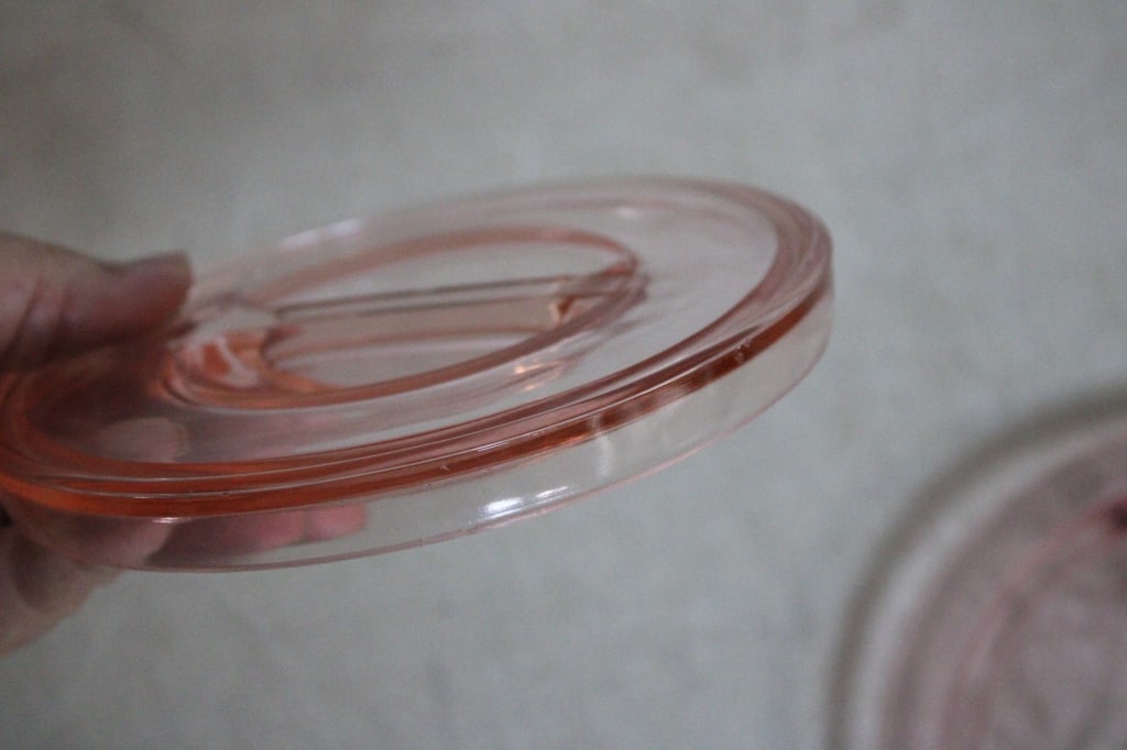 Yellow & Pink Depression Glass - 13