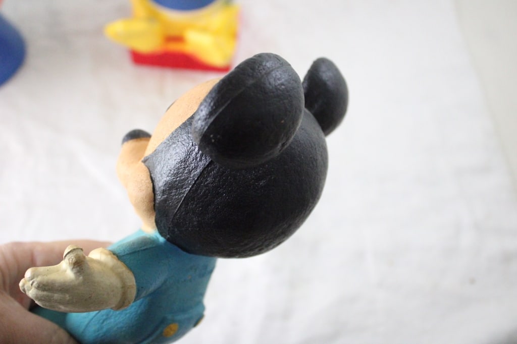 3 Mickey Mouse Bank, Ball, Toy & Donald Duck Bank - 10
