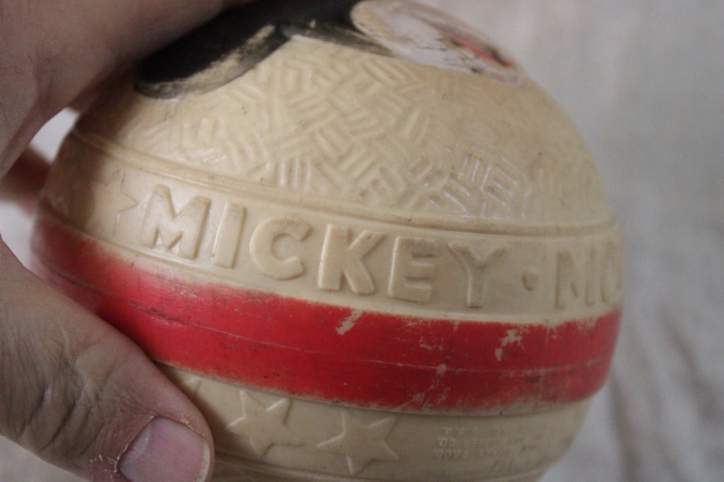 3 Mickey Mouse Bank, Ball, Toy & Donald Duck Bank - 4