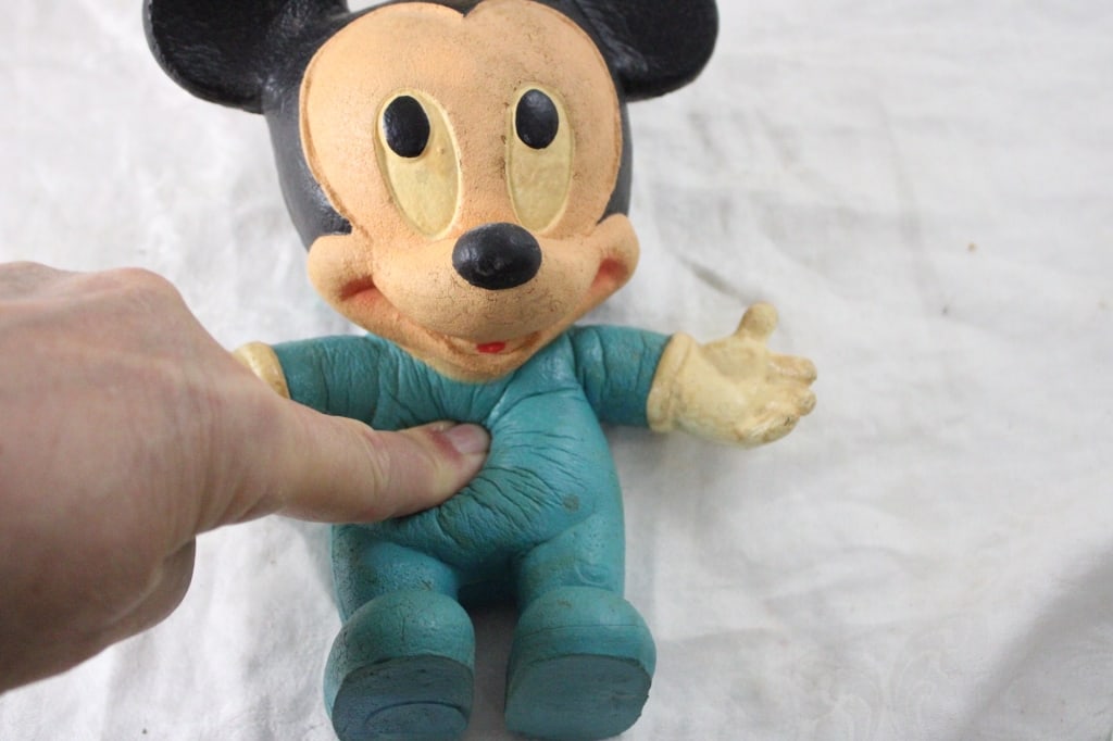 3 Mickey Mouse Bank, Ball, Toy & Donald Duck Bank - 9