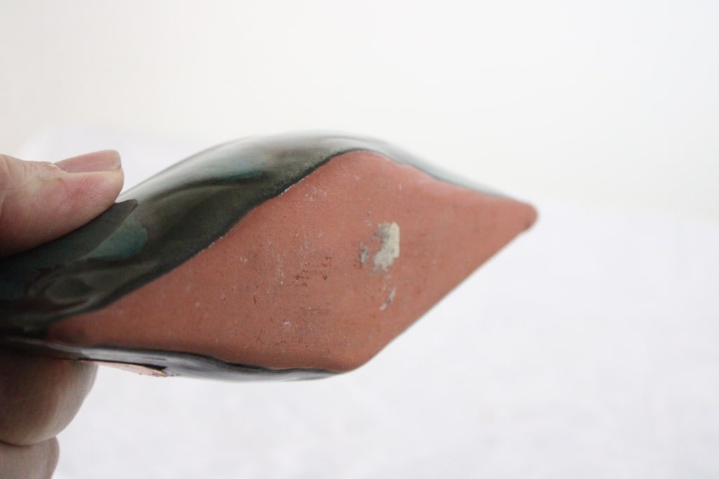 7" McMaster Pottery Indian Canoe Redware - 5