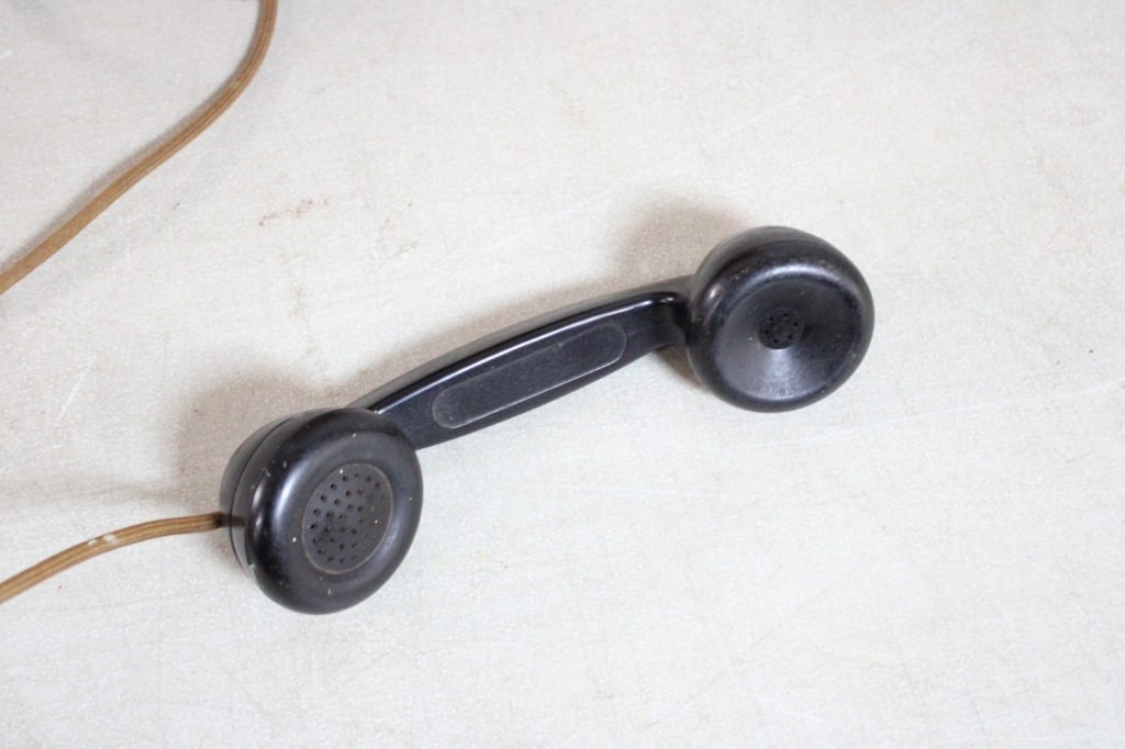 Antique Oak Crank Phone & Western Desk Phone - 14