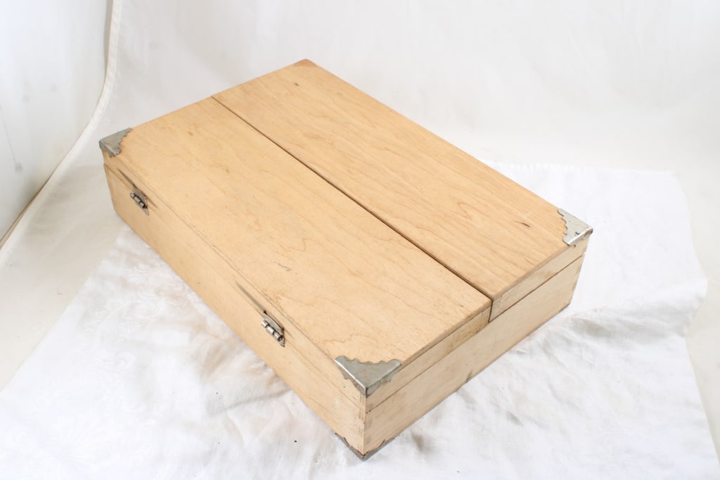 Popular Mechanics Child's Tools in Wood Case - 18