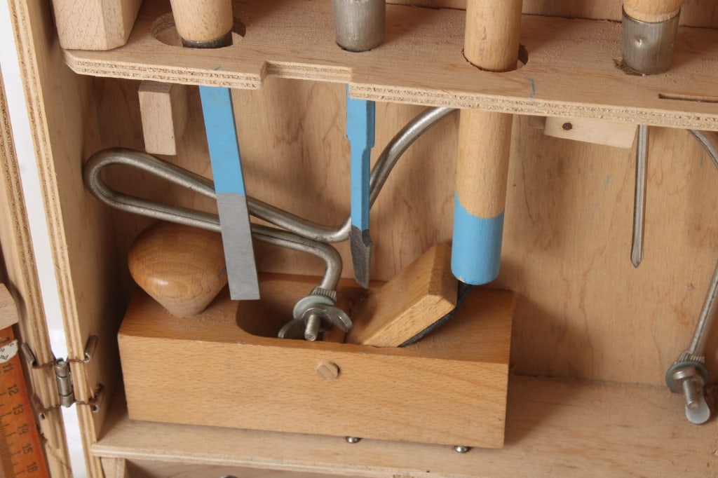 Popular Mechanics Child's Tools in Wood Case - 7