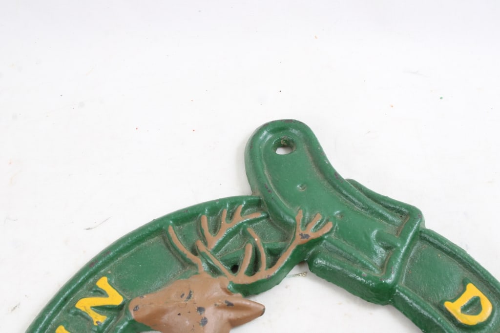 John Deere Cast Iron Farmhouse Wall Pocket - 5