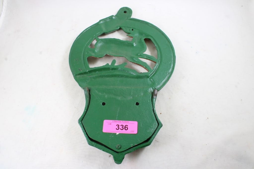 John Deere Cast Iron Farmhouse Wall Pocket - 7