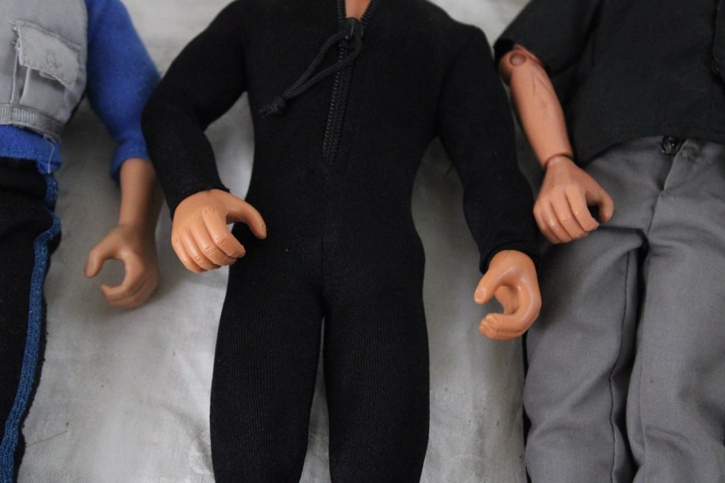 GI Joe Duke, Sheriff, Frogman & Snake Eyes Figures - 6