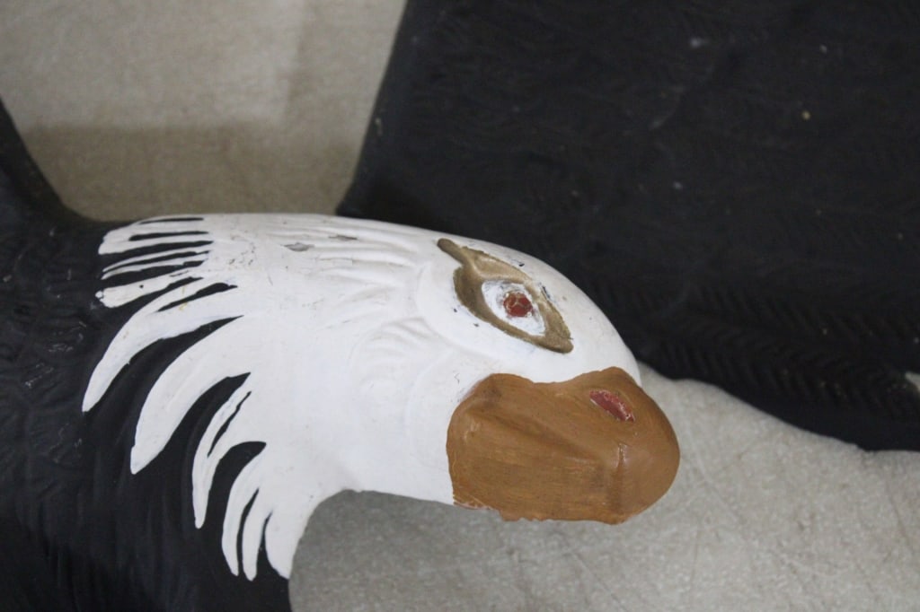 40" Cast Aluminum Bald Eagle Wall Hanging - 11