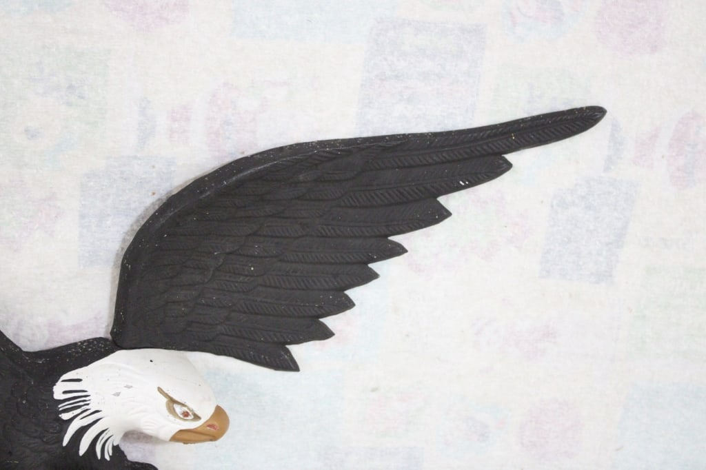 40" Cast Aluminum Bald Eagle Wall Hanging - 4