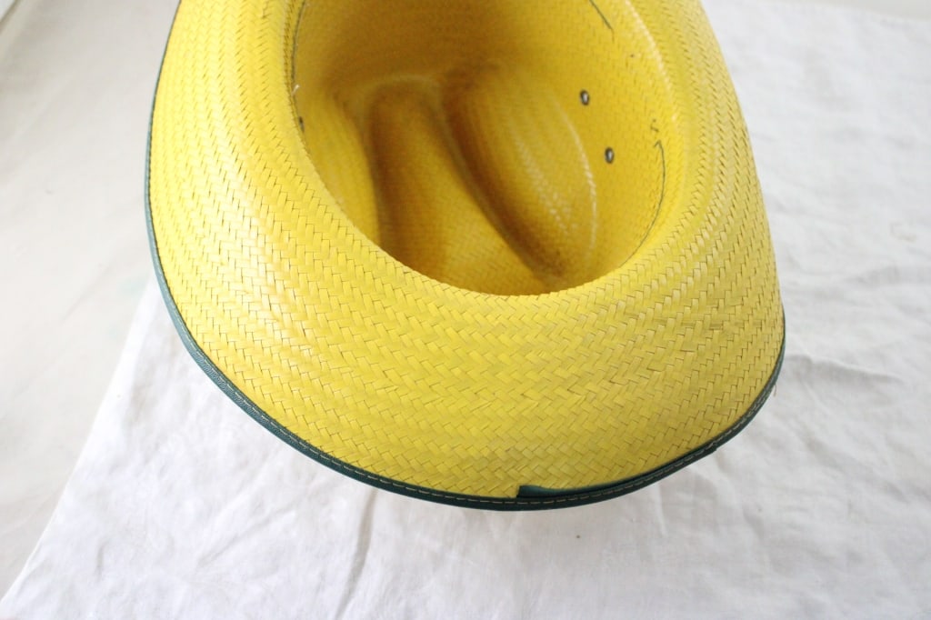 1950s John Deere Size Large Straw Hat - 10