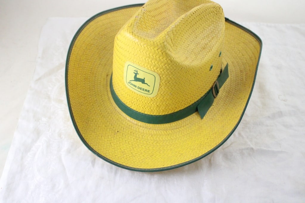 1950s John Deere Size Large Straw Hat - 4