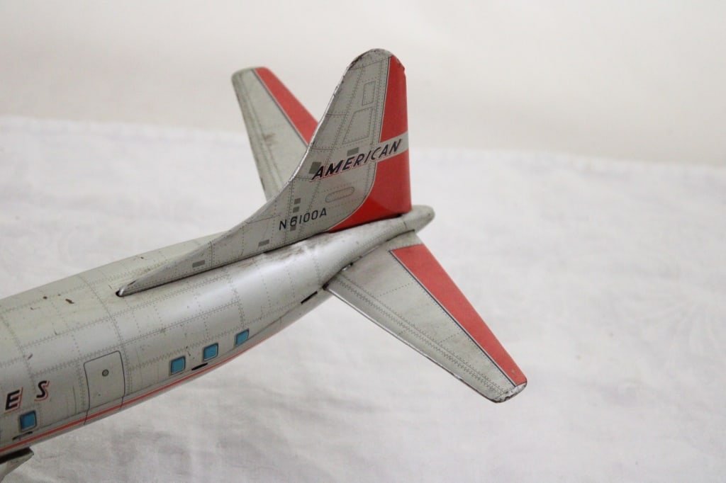 Marx American Airlines Battery Operated Plane - 4