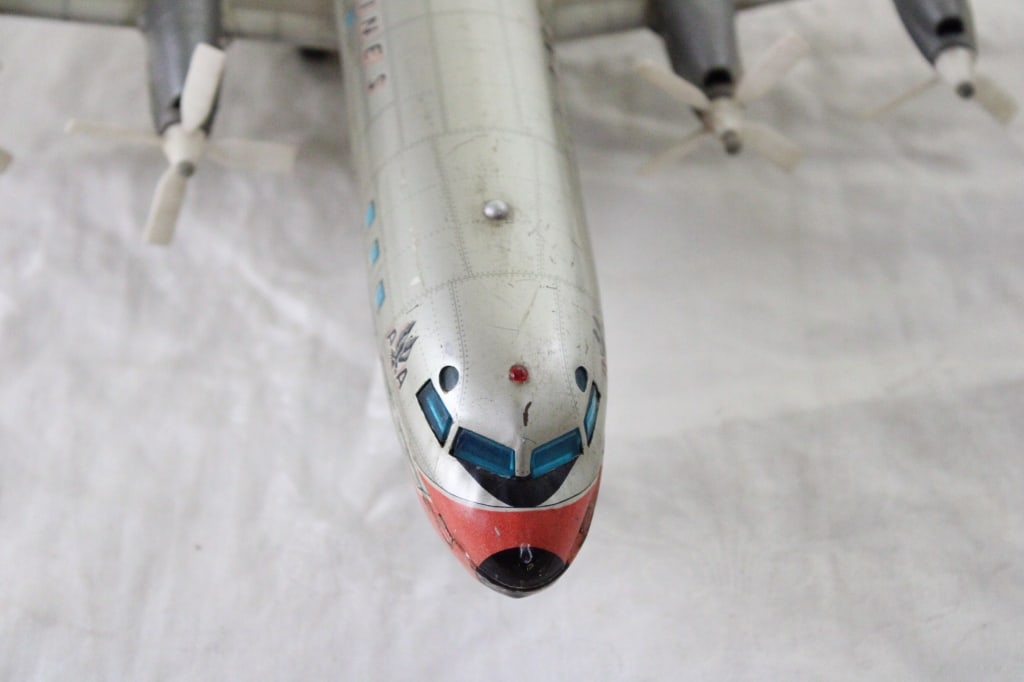 Marx American Airlines Battery Operated Plane - 7