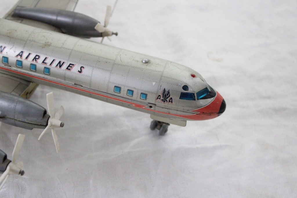 Marx American Airlines Battery Operated Plane - 8