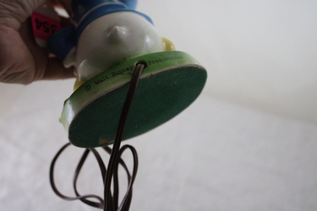 Vintage Walt Disney Donald Duck Lamp & Shade - 10