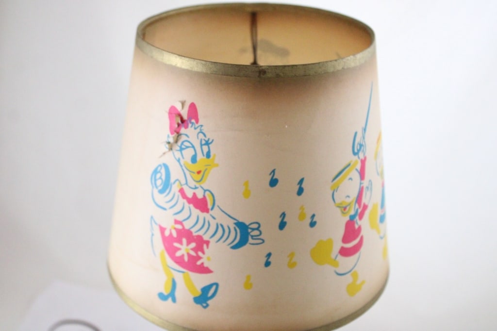 Vintage Walt Disney Donald Duck Lamp & Shade - 6