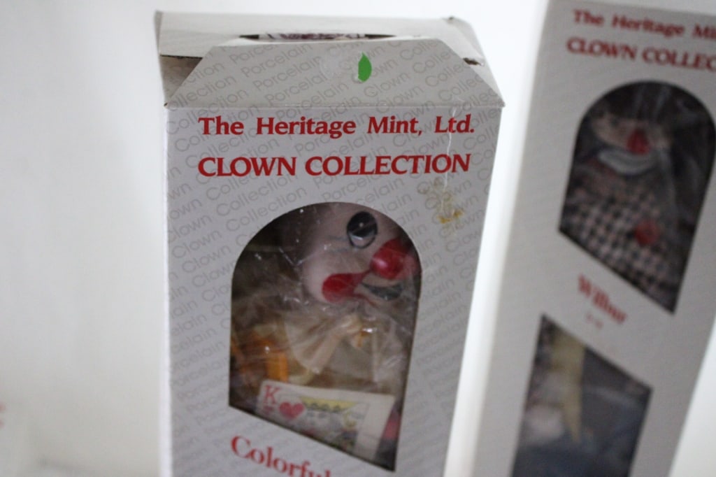 3 Heritage Mint Clown Collection Figures in Boxes - 7