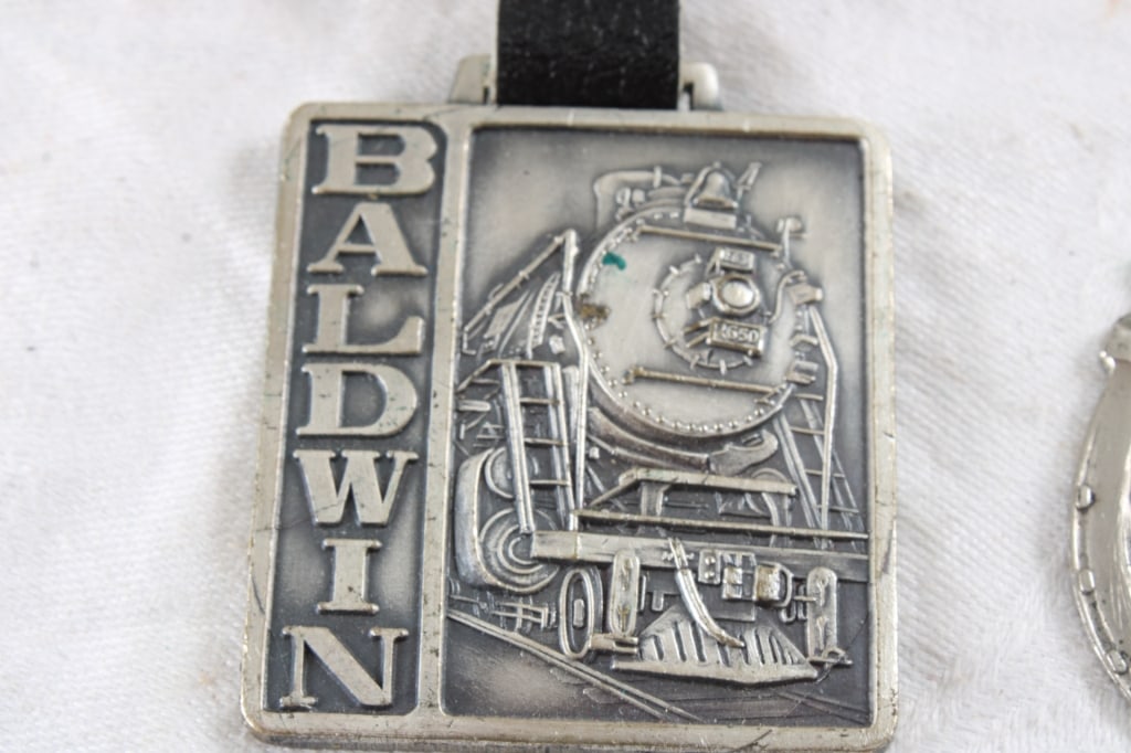 Green River Whiskey & Baldwin Train Watch Fobs - 2
